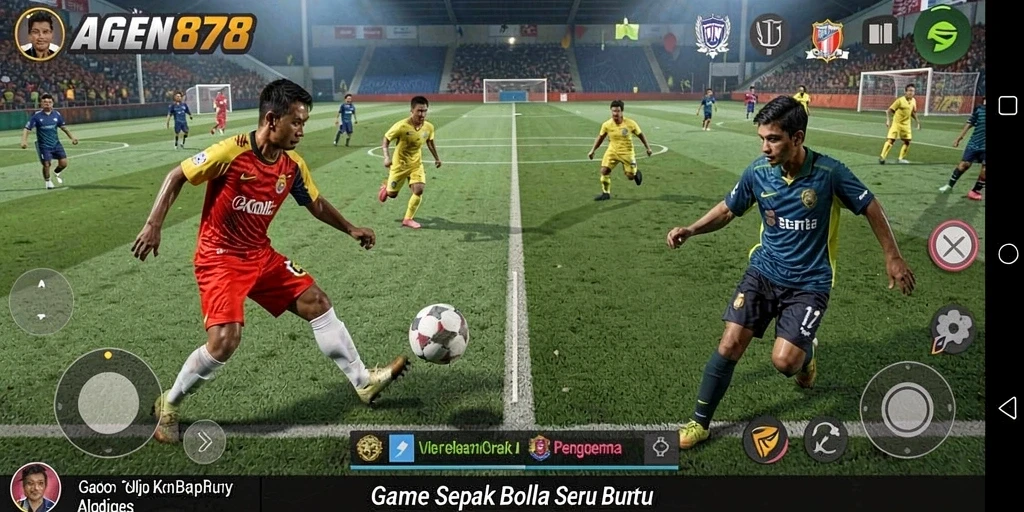 Tampilan gameplay AGEN878 dengan aksi menyerang yang seru.