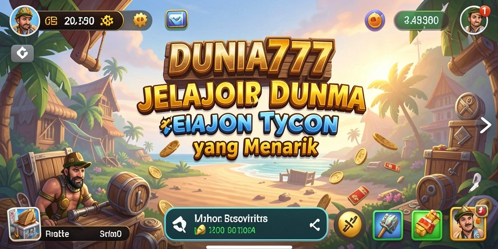 Tampilan gameplay DUNIA777 yang menarik dengan grafik detail.