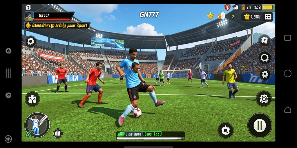 Tampilan menarik dari gameplay GN777 yang penuh aksi olahraga.