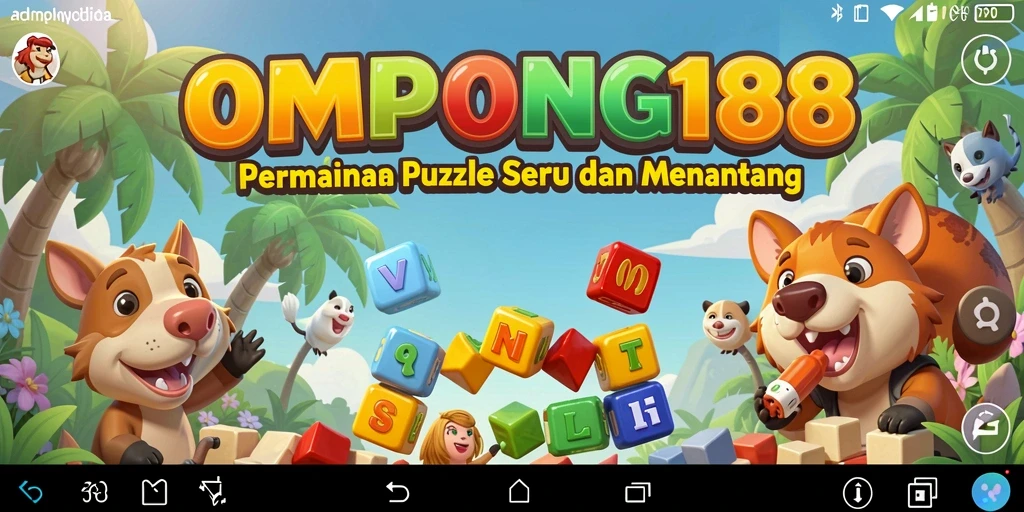Tampilan gameplay menarik OMPONG188 dengan berbagai jenis puzzle.