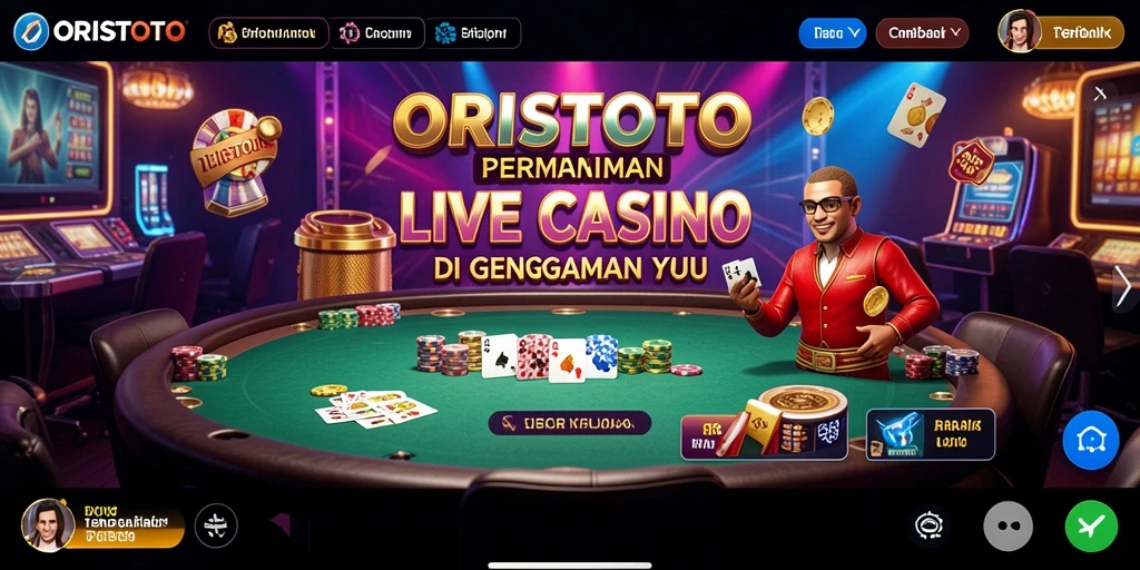 Gameplay seru dan interaktif di ORISTOTO yang membawa pengalaman kasino hidup.