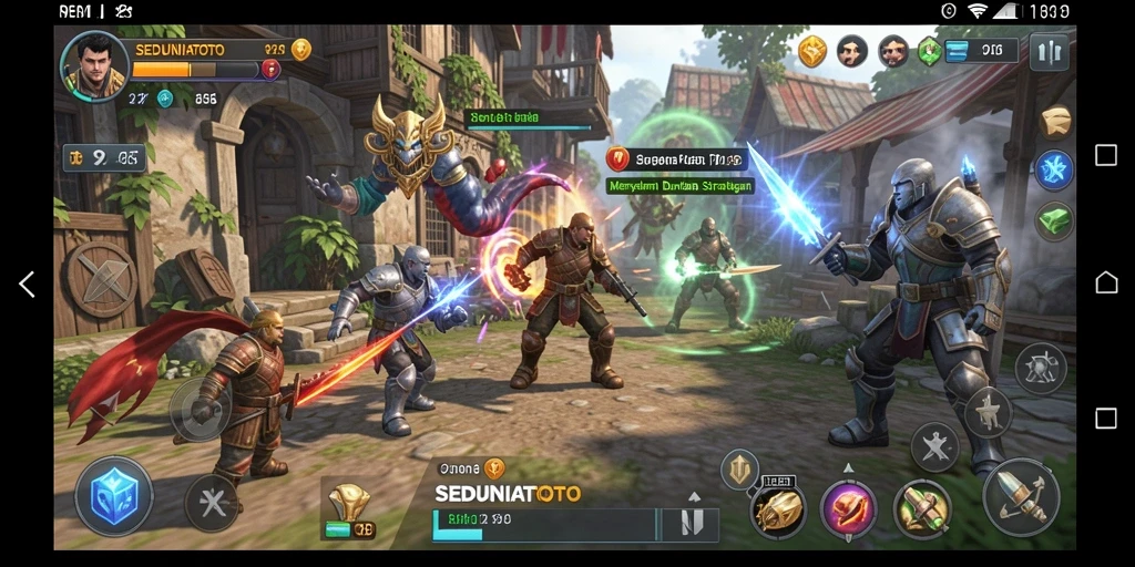 Tampilan gameplay menawan dari SEDUNIATOTO yang mendebarkan.