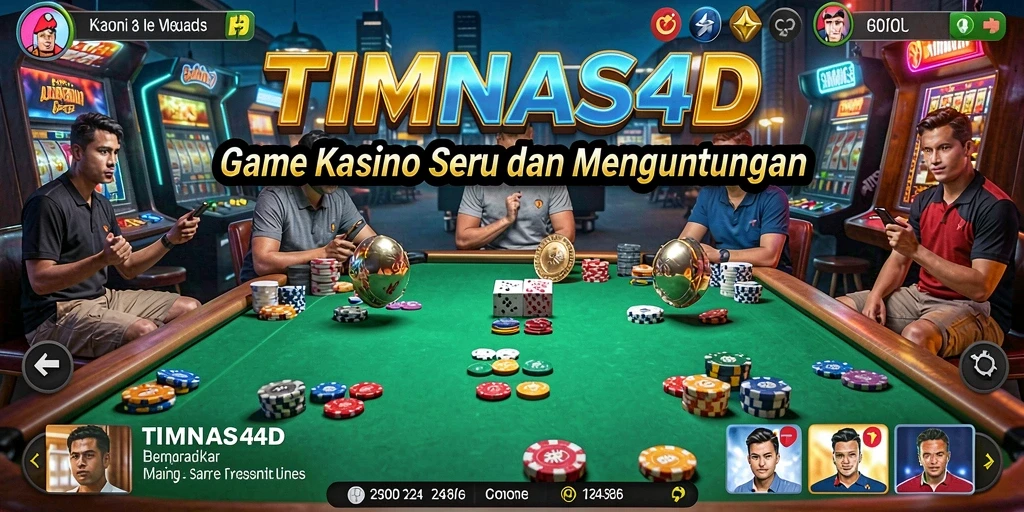 Tampilan gameplay seru dan menarik di TIMNAS4D.