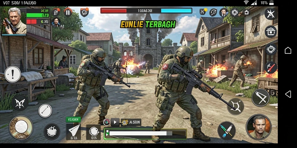Tampilan gameplay V07 yang menarik dan penuh aksi.