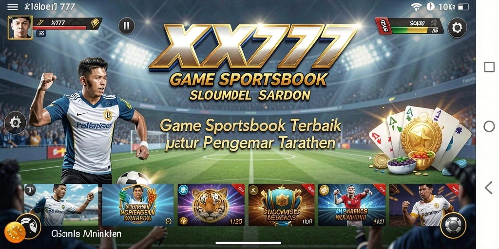 Tampilan menarik dari gameplay Sportsbook XXX777.
